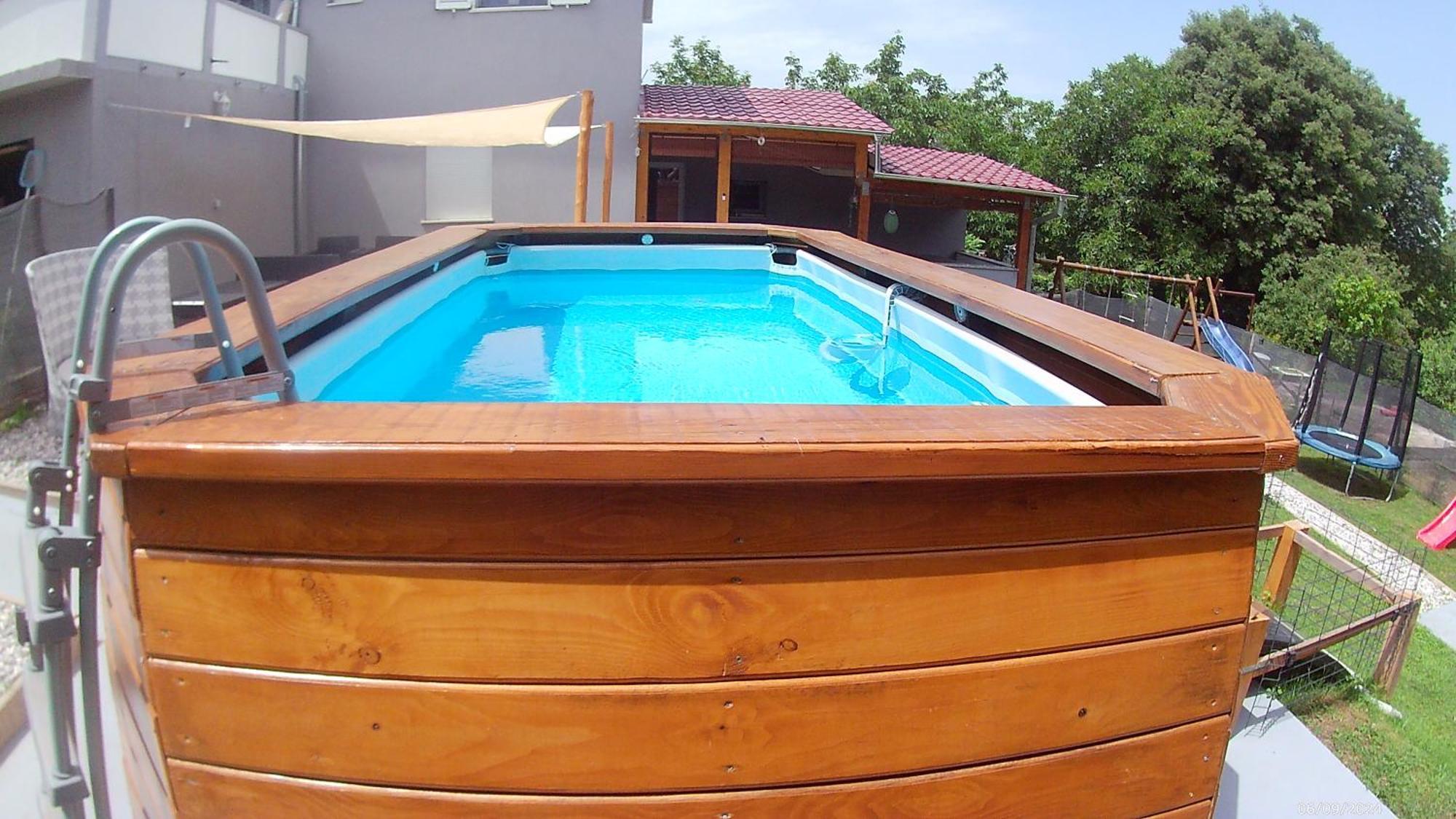 Apartman Goga With Pool And Jacuzzi Labin  Esterno foto